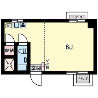 エクレール横浜新子安【8階】の間取り