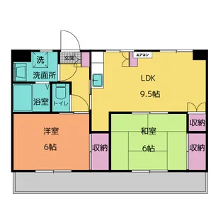 レーベンハイム【2階】の間取り