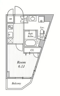 ストリーム多摩川【4階】の間取り
