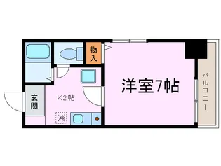 ヴィブレ平和【5階】の間取り