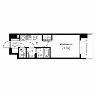 プラチナレジデンス【10階】の間取り