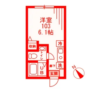 Refine戸塚町【1階】の間取り