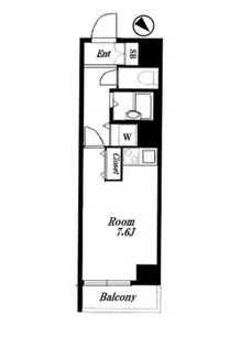 ヴェルト日本橋シティ【5階】の間取り