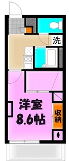 フラワー【1階】の間取り