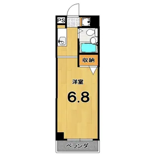 グランディール舟田【3階】の間取り