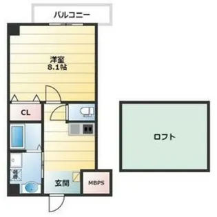 エヌエムスワサントオンズノース【4階】の間取り