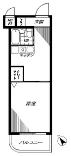 パーソネージュ氷川台【2階】の間取り