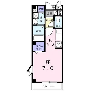 プロムナードA【2階】の間取り