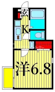 リサート町屋【2階】の間取り