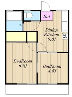 グリーンヒルハイム【2階】の間取り