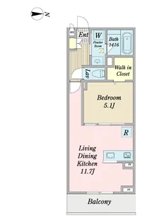 Broocklands【3階】の間取り