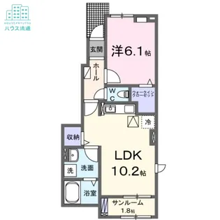プラシードヒル X【1階】の間取り