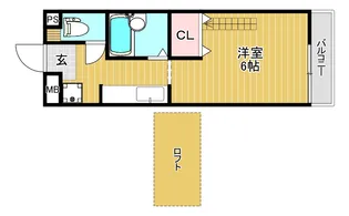 ふらっと・はま【2階】の間取り