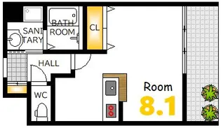 ネオイズム【5階】の間取り