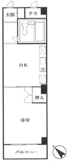 オークビル【4階】の間取り