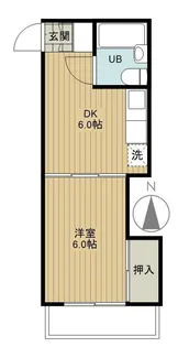 塚原サニーハウス【1階】の間取り