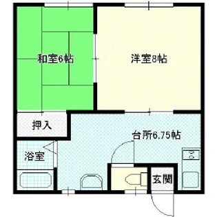 メゾンアバンセ C棟【2階】の間取り