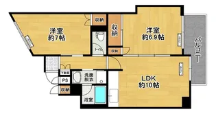 並木ガーデンヒルズ【7階】の間取り