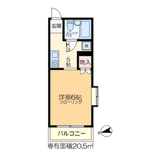 プラネックスW【1階】の間取り