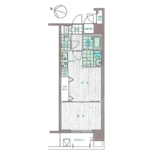 ヴィータローザ横浜吉野町【4階】の間取り