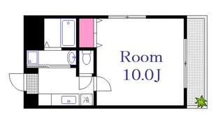 Lutella河原町【3階】の間取り