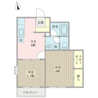 レイトンハウス【2階】の間取り