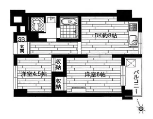 高野マンション【3階】の間取り