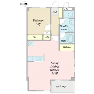 プルニエIII【1階】の間取り