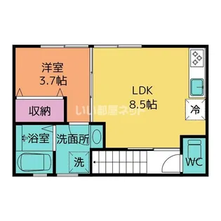 le chien【2階】の間取り