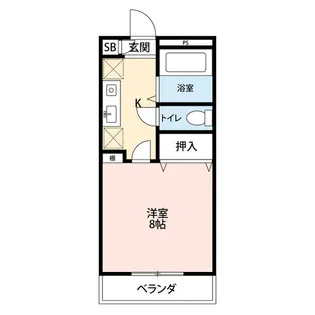 Ca’miaA【2階】の間取り