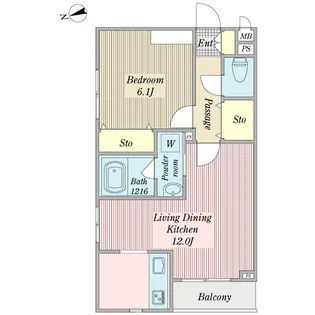 シャングリラ【3階】の間取り