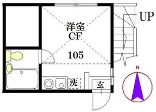 メゾン久野【1階】の間取り