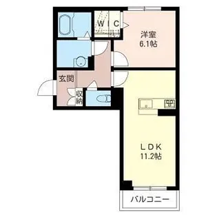 クロシェットVIII【1階】の間取り