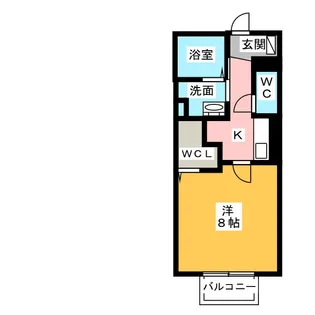 パプリカII【1階】の間取り