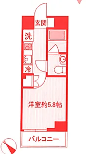 SHOKEN Residence横浜天王町【4階】の間取り