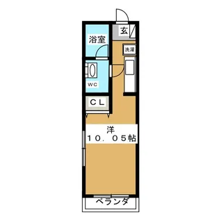 コーポコバヤシ【2階】の間取り