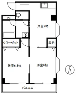 コンフォート銅町【2階】の間取り
