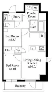 グランパセオ浅草橋II【6階】の間取り