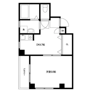 ケーツービル【3階】の間取り