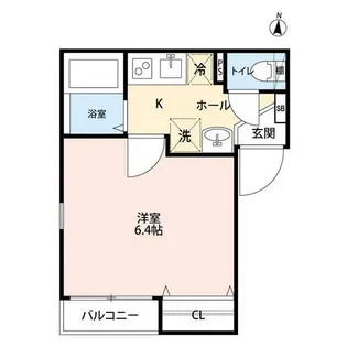 グランクオール中央(グランクオールチュウオウ)【1階】の間取り