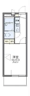 レオパレス雅【2階】の間取り