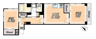 サンハイム豊玉【3階】の間取り