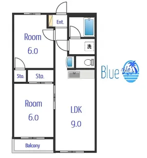 大塚第1マンション【1階】の間取り