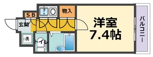 エスリード上甲子園【2階】の間取り