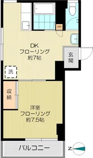 YSハイツ【1階】の間取り