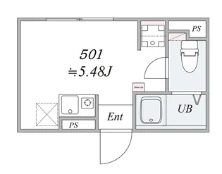 BASE祐天寺【5階】の間取り