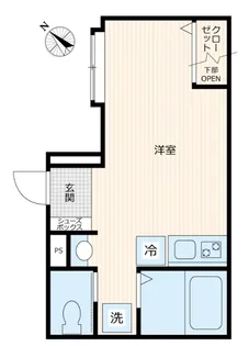 フォレックスコート本蓮沼【2階】の間取り