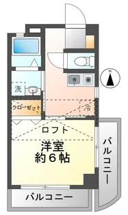 ヌァージュ祖師谷【2階】の間取り