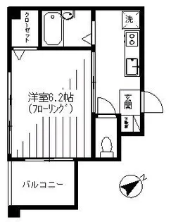 ヴァジュラート南大塚【4階】の間取り