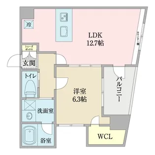 グーズベリー【4階】の間取り